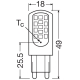 LEDVANCE LED PIN40 4.2W 840 CL G9 P         LEDV